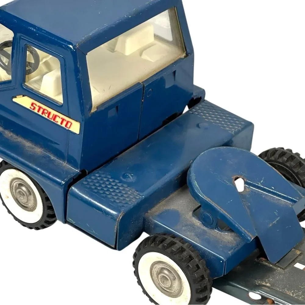 Vintage 1960’s Structo Hydraulic Trailer Dumper die cast Dump Truck Toy